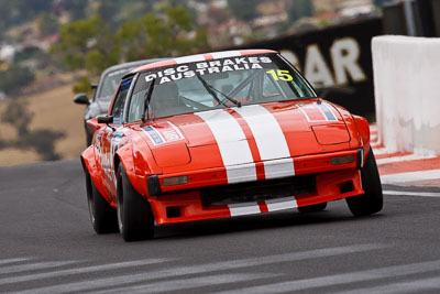 15;1979-Mazda-RX‒7-Series-1;23-March-2008;Australia;Bathurst;FOSC;Festival-of-Sporting-Cars;Graeme-Watts;Marque-and-Production-Sports;Mt-Panorama;NSW;New-South-Wales;auto;motorsport;racing;super-telephoto
