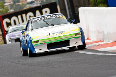 58;1984-Mazda-RX‒7;23-March-2008;Australia;Bathurst;FOSC;Festival-of-Sporting-Cars;Improved-Production;Mt-Panorama;NSW;New-South-Wales;Scott-Fleming;auto;motorsport;racing;super-telephoto