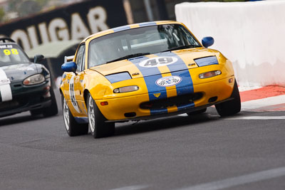 49;1989-Mazda-MX‒5;23-March-2008;Australia;Bathurst;FOSC;Festival-of-Sporting-Cars;Kerry-Finn;Marque-and-Production-Sports;Mazda-MX‒5;Mazda-MX5;Mazda-Miata;Mt-Panorama;NSW;New-South-Wales;auto;motorsport;racing;super-telephoto