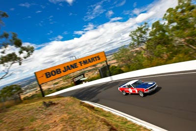 1;1969-Ford-Mustang;23-March-2008;Australia;Bathurst;Darryl-Hansen;FOSC;Festival-of-Sporting-Cars;Historic-Sports-and-Touring;Mt-Panorama;NSW;New-South-Wales;auto;classic;clouds;motorsport;racing;sky;vintage;wide-angle