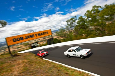 117;1972-Mazda-RX‒2;23-March-2008;Australia;Bathurst;FOSC;Festival-of-Sporting-Cars;Historic-Sports-and-Touring;Leonard-McCarthy;Mt-Panorama;NSW;New-South-Wales;auto;classic;clouds;motorsport;racing;sky;vintage;wide-angle