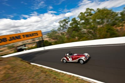 7;1971-Morgan-Plus-8;23-March-2008;Australia;Bathurst;Denis-Elborn;FOSC;Festival-of-Sporting-Cars;Group-S;Mt-Panorama;NSW;New-South-Wales;auto;clouds;motorsport;racing;sky;wide-angle