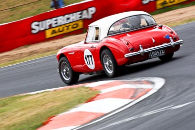 177;1958-Austin-Healey-3000;23-March-2008;Australia;Bathurst;FOSC;Festival-of-Sporting-Cars;John-Goodall;Mt-Panorama;NSW;New-South-Wales;Regularity;auto;motorsport;racing;super-telephoto