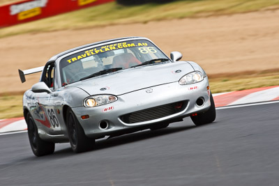 86;2002-Mazda-MX‒5;23-March-2008;Australia;Bathurst;FOSC;Festival-of-Sporting-Cars;Mazda-MX‒5;Mazda-MX5;Mazda-Miata;Mt-Panorama;NSW;New-South-Wales;Patricia-Rooke;Regularity;auto;motorsport;racing;super-telephoto