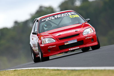 136;1997-Honda-Civic;23-March-2008;Australia;Bathurst;FOSC;Festival-of-Sporting-Cars;Improved-Production;Jacky-Yick;Mt-Panorama;NSW;New-South-Wales;auto;motorsport;racing;super-telephoto