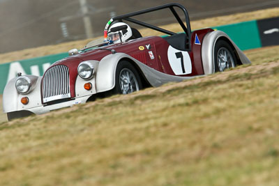 7;1971-Morgan-Plus-8;23-March-2008;Australia;Bathurst;Denis-Elborn;FOSC;Festival-of-Sporting-Cars;Group-S;Mt-Panorama;NSW;New-South-Wales;auto;motorsport;racing;super-telephoto