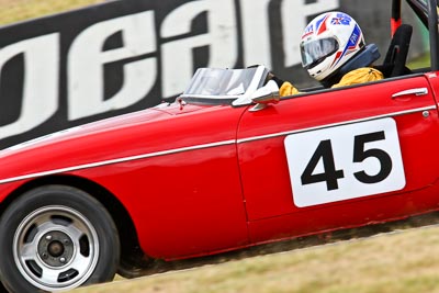 45;1962-MGB;23-March-2008;Australia;Bathurst;FOSC;Festival-of-Sporting-Cars;Greg-King;Group-S;Mt-Panorama;NSW;New-South-Wales;auto;motorsport;racing;super-telephoto
