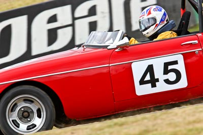 45;1962-MGB;23-March-2008;Australia;Bathurst;FOSC;Festival-of-Sporting-Cars;Greg-King;Group-S;Mt-Panorama;NSW;New-South-Wales;auto;motorsport;racing;super-telephoto