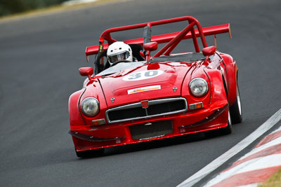 30;1972-MGB-V8-Roadster;23-March-2008;Australia;Bathurst;FOSC;Festival-of-Sporting-Cars;Marque-and-Production-Sports;Mort-Fitzgerald;Mt-Panorama;NSW;New-South-Wales;auto;motorsport;racing;super-telephoto