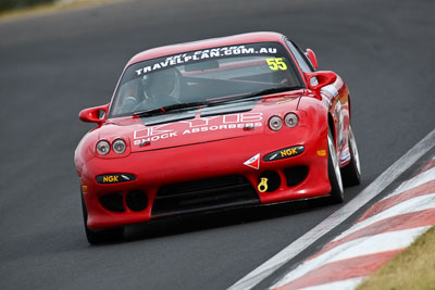 55;1993-Mazda-RX‒7;23-March-2008;Australia;Bathurst;FOSC;Festival-of-Sporting-Cars;Marque-and-Production-Sports;Mt-Panorama;NSW;New-South-Wales;Sam-Silvestro;auto;motorsport;racing;super-telephoto