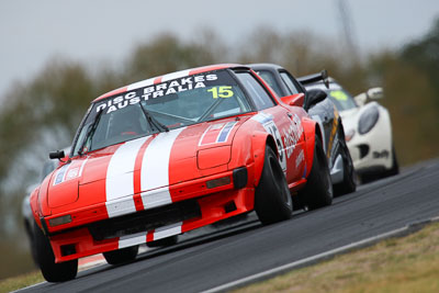 15;1979-Mazda-RX‒7-Series-1;23-March-2008;Australia;Bathurst;FOSC;Festival-of-Sporting-Cars;Graeme-Watts;Marque-and-Production-Sports;Mt-Panorama;NSW;New-South-Wales;auto;motorsport;racing;super-telephoto