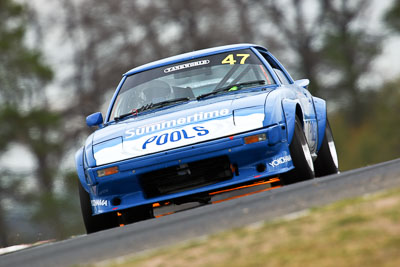 47;1979-Mazda-RX‒7;23-March-2008;Australia;Bathurst;FOSC;Festival-of-Sporting-Cars;M-Stringer;Marque-and-Production-Sports;Mt-Panorama;NSW;New-South-Wales;auto;motorsport;racing;super-telephoto