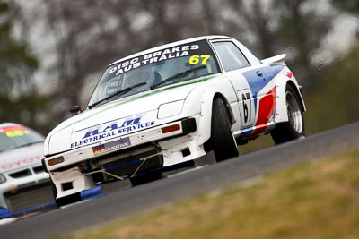67;1980-Mazda-RX‒7;23-March-2008;Australia;Bathurst;FOSC;Festival-of-Sporting-Cars;Marque-and-Production-Sports;Mt-Panorama;NSW;New-South-Wales;Roy-Anderson;Topshot;auto;motorsport;oversteer;racing;super-telephoto
