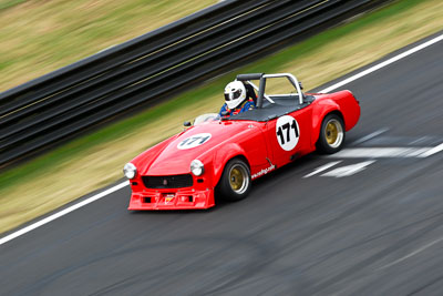 171;1962-MG-Midget-MK-II;23-March-2008;Australia;Bathurst;FOSC;Festival-of-Sporting-Cars;Marque-and-Production-Sports;Mt-Panorama;NSW;New-South-Wales;Roland-McIntosh;auto;motorsport;racing;telephoto