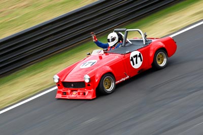 171;1962-MG-Midget-MK-II;23-March-2008;Australia;Bathurst;FOSC;Festival-of-Sporting-Cars;Marque-and-Production-Sports;Mt-Panorama;NSW;New-South-Wales;Roland-McIntosh;auto;motorsport;racing;telephoto