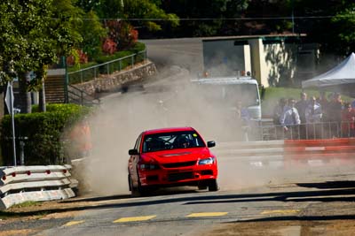 6;20-June-2008;ARC;Australia;Australian-Rally-Championship;Chris-Randell;Evo-9;Maroochy-Showgrounds;Mitsubishi-Lancer;Mitsubishi-Lancer-Evolution-IX;Nambour;QLD;Queensland;Spencer-Lowndes;Sunshine-Coast;auto;motorsport;racing;super-telephoto