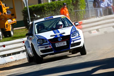 23;20-June-2008;ARC;Australia;Australian-Rally-Championship;Gerard-McConkey;Marius-Swart;Maroochy-Showgrounds;Nambour;QLD;Queensland;Sunshine-Coast;Volkswagen-Polo-S2000;auto;motorsport;racing;super-telephoto