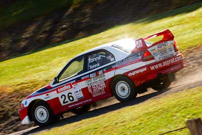 26;20-June-2008;ARC;Australia;Australian-Rally-Championship;Evo-5;Lorelle-Tonna;Maroochy-Showgrounds;Mitsubishi-Lancer;Mitsubishi-Lancer-Evolution-V;Nambour;QLD;QRC;Queensland;Queensland-Rally-Championship;Stephen-Tonna;Sunshine-Coast;auto;motorsport;racing;super-telephoto