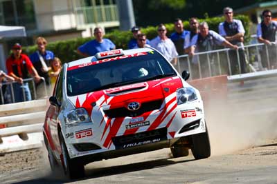 1;20-June-2008;ARC;Australia;Australian-Rally-Championship;Maroochy-Showgrounds;Nambour;QLD;Queensland;Simon-Evans;Sue-Evans;Sunshine-Coast;Team-TRD;Toyota-TRD-Corolla-S2000;auto;motorsport;racing;super-telephoto