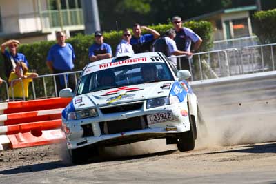 11;20-June-2008;ARC;Australia;Australian-Rally-Championship;Evo-6;Maroochy-Showgrounds;Mitsubishi-Lancer;Mitsubishi-Lancer-Evolution-VI;Nambour;QLD;QRC;Queensland;Queensland-Rally-Championship;Steven-Shepheard;Sunshine-Coast;Tom-Smith;auto;motorsport;racing;super-telephoto