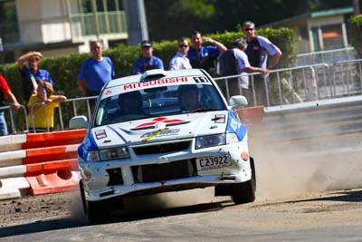 11;20-June-2008;ARC;Australia;Australian-Rally-Championship;Evo-6;Maroochy-Showgrounds;Mitsubishi-Lancer;Mitsubishi-Lancer-Evolution-VI;Nambour;QLD;QRC;Queensland;Queensland-Rally-Championship;Steven-Shepheard;Sunshine-Coast;Tom-Smith;auto;motorsport;racing;super-telephoto