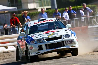 11;20-June-2008;ARC;Australia;Australian-Rally-Championship;Evo-6;Maroochy-Showgrounds;Mitsubishi-Lancer;Mitsubishi-Lancer-Evolution-VI;Nambour;QLD;QRC;Queensland;Queensland-Rally-Championship;Steven-Shepheard;Sunshine-Coast;Tom-Smith;auto;motorsport;racing;super-telephoto