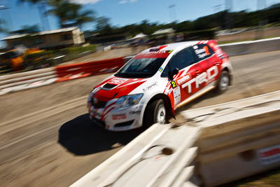 2;20-June-2008;ARC;Australia;Australian-Rally-Championship;Coral-Taylor;Maroochy-Showgrounds;Nambour;Neal-Bates;QLD;Queensland;Sunshine-Coast;Team-TRD;Toyota-TRD-Corolla-S2000;auto;media-day;motorsport;movement;racing;speed;wide-angle