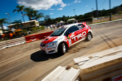 1;20-June-2008;ARC;Australia;Australian-Rally-Championship;Maroochy-Showgrounds;Nambour;QLD;Queensland;Simon-Evans;Sue-Evans;Sunshine-Coast;Team-TRD;Toyota-TRD-Corolla-S2000;auto;media-day;motorsport;racing;wide-angle