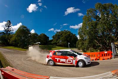 1;20-June-2008;ARC;Australia;Australian-Rally-Championship;Maroochy-Showgrounds;Nambour;QLD;Queensland;Simon-Evans;Sue-Evans;Sunshine-Coast;Team-TRD;Toyota-TRD-Corolla-S2000;auto;clouds;fisheye;media-day;motorsport;racing;sky