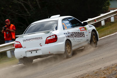 3;20-June-2008;ARC;Australia;Australian-Rally-Championship;Chris-Murphy;Eli-Evans;Maroochy-Showgrounds;Nambour;QLD;Queensland;Subaru-Impreza-WRX;Sunshine-Coast;auto;media-day;motorsport;racing;telephoto