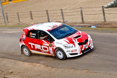 1;20-June-2008;ARC;Australia;Australian-Rally-Championship;Maroochy-Showgrounds;Nambour;QLD;Queensland;Simon-Evans;Sue-Evans;Sunshine-Coast;Team-TRD;Toyota-TRD-Corolla-S2000;auto;media-day;motorsport;racing;telephoto