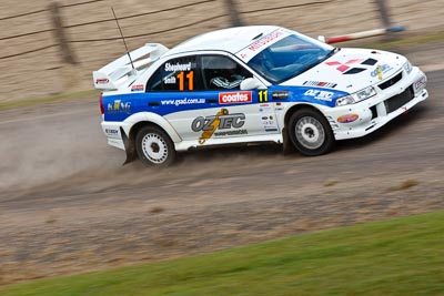 11;20-June-2008;ARC;Australia;Australian-Rally-Championship;Evo-6;Maroochy-Showgrounds;Mitsubishi-Lancer;Mitsubishi-Lancer-Evolution-VI;Nambour;QLD;QRC;Queensland;Queensland-Rally-Championship;Steven-Shepheard;Sunshine-Coast;Tom-Smith;auto;media-day;motorsport;racing;telephoto