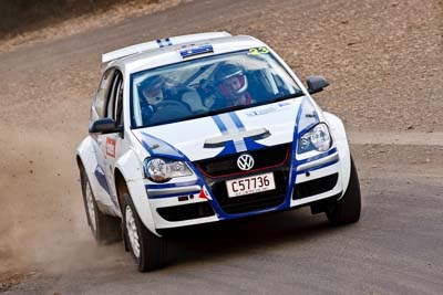 23;20-June-2008;ARC;Australia;Australian-Rally-Championship;Gerard-McConkey;Marius-Swart;Maroochy-Showgrounds;Nambour;QLD;Queensland;Sunshine-Coast;Volkswagen-Polo-S2000;auto;media-day;motorsport;racing;super-telephoto