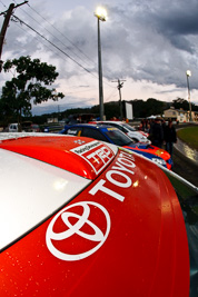 2;20-June-2008;ARC;Australia;Australian-Rally-Championship;Coral-Taylor;Maroochy-Showgrounds;Nambour;Neal-Bates;QLD;Queensland;Sunshine-Coast;Team-TRD;Toyota-TRD-Corolla-S2000;auto;fisheye;motorsport;racing