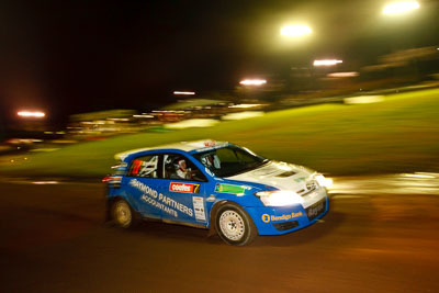 7;20-June-2008;ARC;Australia;Australian-Rally-Championship;Glen-Raymond;Maroochy-Showgrounds;Matt-Raymond;Nambour;QLD;Queensland;Sunshine-Coast;Toyota-Corolla-Sportivo;auto;motorsport;movement;night;racing;speed;wide-angle