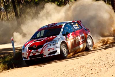 2;21-June-2008;ARC;Australia;Australian-Rally-Championship;Coral-Taylor;Neal-Bates;QLD;Queensland;Sunshine-Coast;Team-TRD;Toyota-TRD-Corolla-S2000;auto;motorsport;racing;telephoto