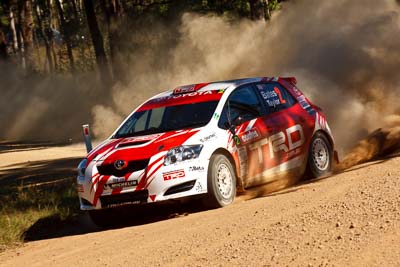 2;21-June-2008;ARC;Australia;Australian-Rally-Championship;Coral-Taylor;Neal-Bates;QLD;Queensland;Sunshine-Coast;Team-TRD;Toyota-TRD-Corolla-S2000;auto;motorsport;racing;telephoto