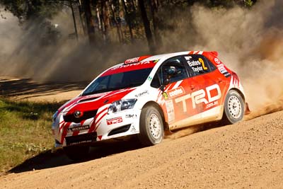 2;21-June-2008;ARC;Australia;Australian-Rally-Championship;Coral-Taylor;Neal-Bates;QLD;Queensland;Sunshine-Coast;Team-TRD;Toyota-TRD-Corolla-S2000;auto;motorsport;racing;telephoto