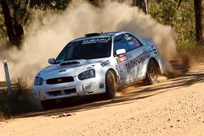 3;21-June-2008;ARC;Australia;Australian-Rally-Championship;Chris-Murphy;Eli-Evans;QLD;Queensland;Subaru-Impreza-WRX;Sunshine-Coast;auto;motorsport;racing;telephoto