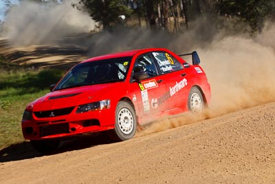 6;21-June-2008;ARC;Australia;Australian-Rally-Championship;Chris-Randell;Evo-9;Mitsubishi-Lancer;Mitsubishi-Lancer-Evolution-IX;QLD;Queensland;Spencer-Lowndes;Sunshine-Coast;auto;motorsport;racing;telephoto