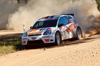 5;21-June-2008;ARC;Australia;Australian-Rally-Championship;Darren-Windus;Ford-Fiesta-S2000;Jonathon-Mortimer;QLD;Queensland;Sunshine-Coast;auto;motorsport;racing;telephoto