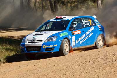 7;21-June-2008;ARC;Australia;Australian-Rally-Championship;Glen-Raymond;Matt-Raymond;QLD;Queensland;Sunshine-Coast;Toyota-Corolla-Sportivo;auto;motorsport;racing;telephoto