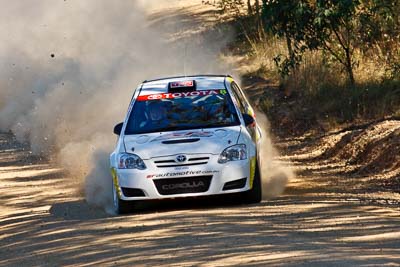 8;21-June-2008;ARC;Anthony-McLoughlin;Australia;Australian-Rally-Championship;QLD;Queensland;Stewart-Reid;Sunshine-Coast;Toyota-Corolla-Sportivo;auto;motorsport;racing;super-telephoto