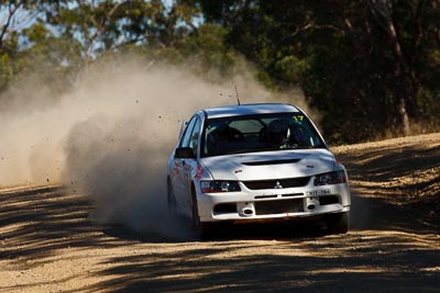 17;21-June-2008;ARC;Australia;Australian-Rally-Championship;Brett-Kipling;Darren-Masters;Evo-9;Mitsubishi-Lancer;Mitsubishi-Lancer-Evolution-IX;QLD;Queensland;Sunshine-Coast;auto;motorsport;racing;super-telephoto