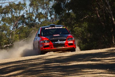 10;21-June-2008;ARC;Australia;Australian-Rally-Championship;Evo-9;Justin-Dowel;Matt-Lee;Mitsubishi-Lancer;Mitsubishi-Lancer-Evolution-IX;QLD;Queensland;Sunshine-Coast;auto;motorsport;racing;super-telephoto