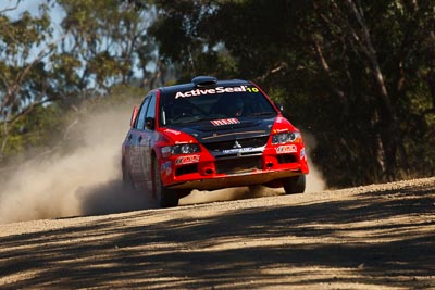 10;21-June-2008;ARC;Australia;Australian-Rally-Championship;Evo-9;Justin-Dowel;Matt-Lee;Mitsubishi-Lancer;Mitsubishi-Lancer-Evolution-IX;QLD;Queensland;Sunshine-Coast;auto;motorsport;racing;super-telephoto