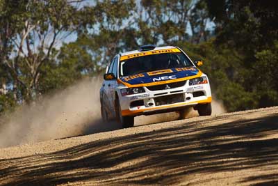 18;21-June-2008;ARC;Australia;Australian-Rally-Championship;David-Callaghan;David-Hills;Evo-9;Mitsubishi-Lancer;Mitsubishi-Lancer-Evolution-IX;QLD;Queensland;Sunshine-Coast;auto;motorsport;racing;super-telephoto