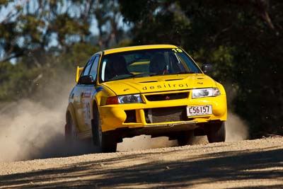 19;21-June-2008;ARC;Australia;Australian-Rally-Championship;Evo-6;Glen-Weston;John-Goasdoue;Mitsubishi-Lancer;Mitsubishi-Lancer-Evolution-VI;QLD;Queensland;Sunshine-Coast;auto;motorsport;racing;super-telephoto