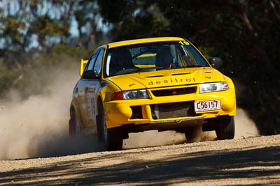 19;21-June-2008;ARC;Australia;Australian-Rally-Championship;Evo-6;Glen-Weston;John-Goasdoue;Mitsubishi-Lancer;Mitsubishi-Lancer-Evolution-VI;QLD;Queensland;Sunshine-Coast;auto;motorsport;racing;super-telephoto