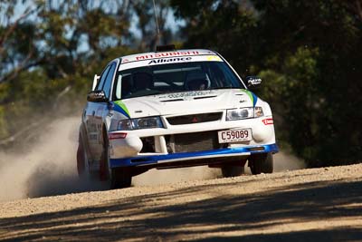 25;21-June-2008;ARC;Australia;Australian-Rally-Championship;Evo-6;Mitsubishi-Lancer;Mitsubishi-Lancer-Evolution-VI;QLD;QRC;Queensland;Queensland-Rally-Championship;Rebecca-Smart;Ryan-Smart;Sunshine-Coast;auto;motorsport;racing;super-telephoto